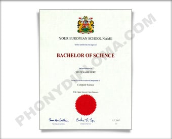 Fake Diploma from European University European D